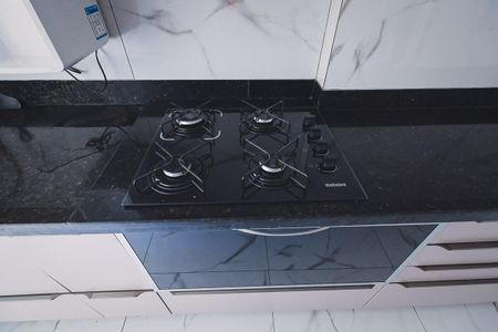 Cozinha de apartamento para alugar com 3 quartos, 76m² em Jardim Goiás, Goiânia