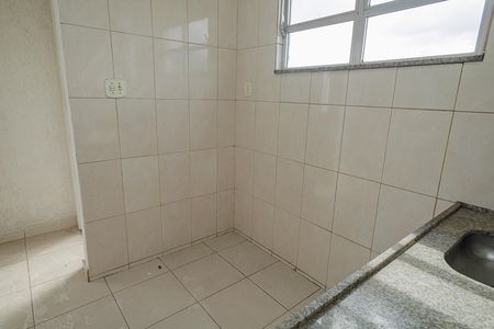 Cozinha de apartamento para alugar com 1 quarto, 45m² em Campo Grande, Rio de Janeiro