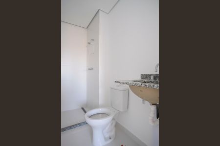 Banheiro da suíte de apartamento à venda com 3 quartos, 82m² em Vila Caminho do Mar, São Bernardo do Campo