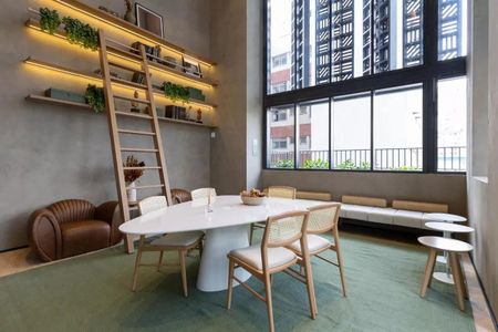 Lounge de apartamento para alugar com 1 quarto, 35m² em Higienópolis, São Paulo