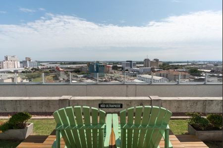 Varanda de apartamento à venda com 1 quarto, 32m² em Floresta, Porto Alegre