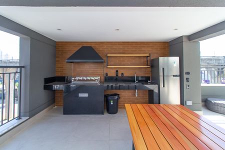 Área comum - Churrasqueira de kitnet/studio à venda com 1 quarto, 26m² em Jardim Independência (são Paulo), São Paulo