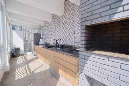 Área comum - Churrasqueira de apartamento para alugar com 2 quartos, 42m² em Vila Ré, São Paulo