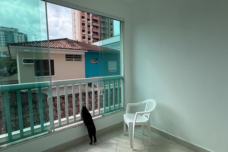 Varanda da Sala 1 de casa de condomínio para alugar com 3 quartos, 300m² em Embaré, Santos