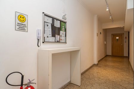 Área comum - Entrada do Edifício de apartamento à venda com 1 quarto, 44m² em Consolação, São Paulo