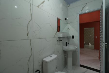 Banheiro de casa para alugar com 1 quarto, 50m² em Piraporinha, Diadema