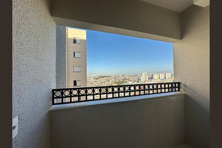 Varanda da Sala de apartamento para alugar com 1 quarto, 56m² em Jardim Maria Helena, Barueri