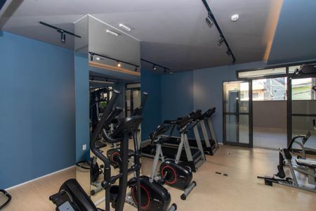 Apartamento para alugar com 26m², 1 quarto e sem vaga Apartamento para alugar com 26m², 1 quarto e sem vagaÁrea comum - Academia