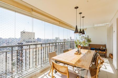 Varanda da Sala de apartamento à venda com 3 quartos, 113m² em Vila Gumercindo, São Paulo