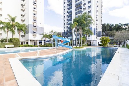 Área comum - Piscina de apartamento para alugar com 3 quartos, 87m² em Cristal, Porto Alegre