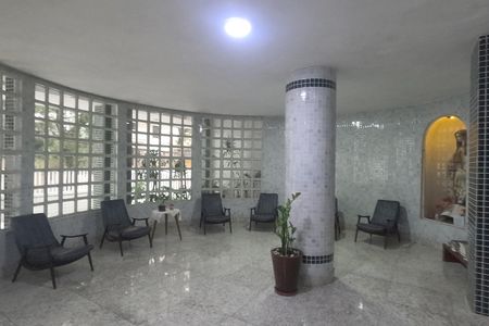 Área Comum - Hall da Entrada de kitnet/studio para alugar com 1 quarto, 30m² em José Menino, Santos