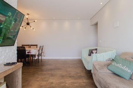 Sala/Sala de jantar de apartamento à venda com 3 quartos, 83m² em Jardim Pilar, Mauá