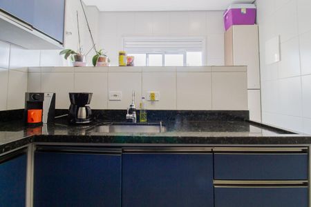 Cozinha de apartamento à venda com 3 quartos, 83m² em Jardim Pilar, Mauá