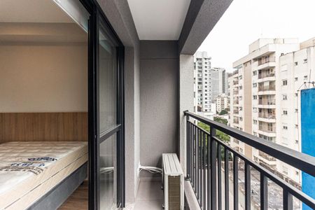Varanda do Studio de apartamento à venda com 1 quarto, 24m² em Santa Cecilia, São Paulo