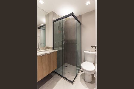 Banheiro de apartamento à venda com 1 quarto, 24m² em Santa Cecilia, São Paulo