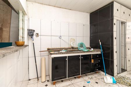 Cozinha e Área de Serviço de casa para alugar com 1 quarto, 50m² em Vila Macedopolis, São Paulo