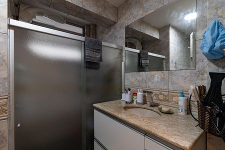 Banheiro da Suíte de apartamento à venda com 3 quartos, 110m² em Pompeia, São Paulo