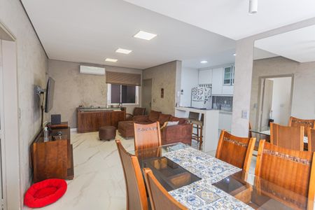Sala de apartamento à venda com 3 quartos, 90m² em Silveira, Belo Horizonte