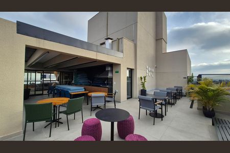 Área comum de kitnet/studio para alugar com 1 quarto, 42m² em Jardim, Santo André