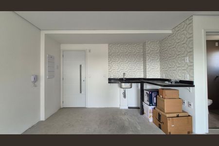 Cozinha de kitnet/studio para alugar com 1 quarto, 42m² em Jardim, Santo André