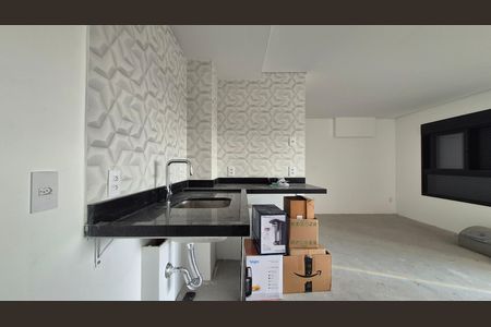 Cozinha de kitnet/studio para alugar com 1 quarto, 42m² em Jardim, Santo André
