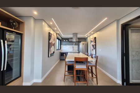 Área comum de kitnet/studio para alugar com 1 quarto, 42m² em Jardim, Santo André