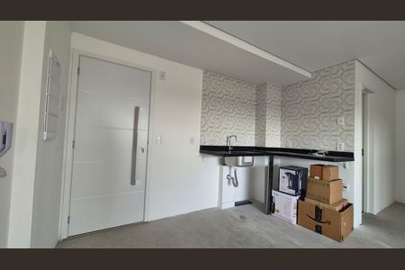 Cozinha de kitnet/studio para alugar com 1 quarto, 42m² em Jardim, Santo André