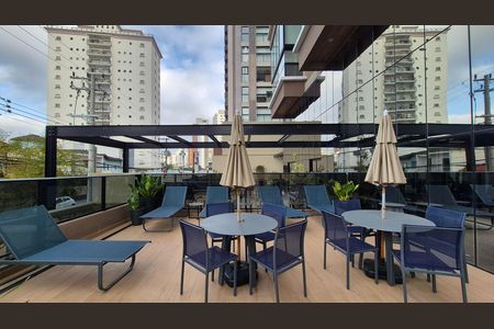 Area da piscina de kitnet/studio para alugar com 1 quarto, 42m² em Jardim, Santo André
