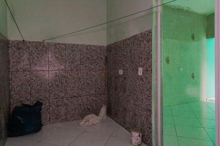 Área de serviço de casa para alugar com 1 quarto, 70m² em Jardim Itapark Velho, Mauá