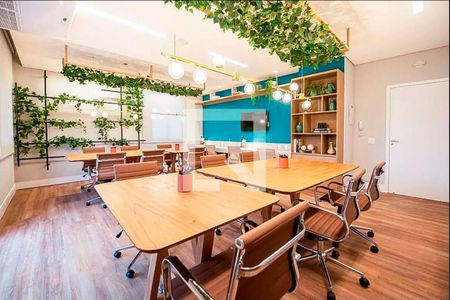 Área comum- Sala de Reunião  de kitnet/studio à venda com 1 quarto, 24m² em Vila Olímpia, São Paulo