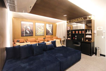 Área comum - Sala de Cinema de kitnet/studio à venda com 1 quarto, 24m² em Vila Olímpia, São Paulo