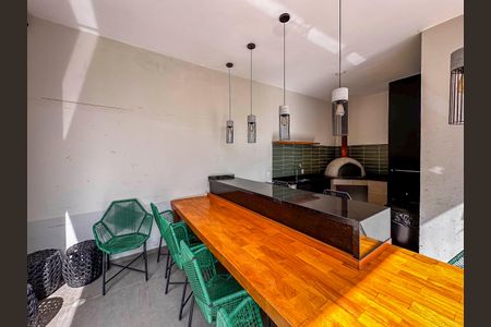 Área comum - Churrasqueira de apartamento para alugar com 2 quartos, 35m² em Vila Sacadura Cabral, Santo André