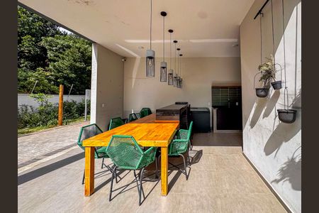 Área comum - Churrasqueira de apartamento para alugar com 2 quartos, 35m² em Vila Sacadura Cabral, Santo André