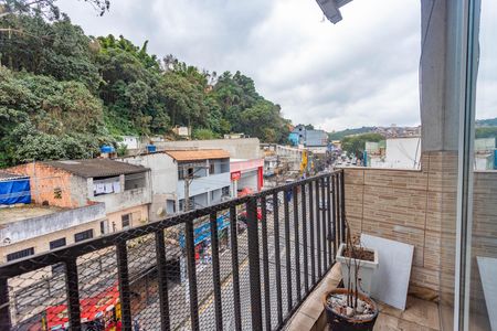Varanda  de kitnet/studio para alugar com 1 quarto, 80m² em Eldorado, Diadema