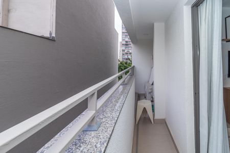 Sacada de kitnet/studio para alugar com 1 quarto, 29m² em Pompeia, São Paulo