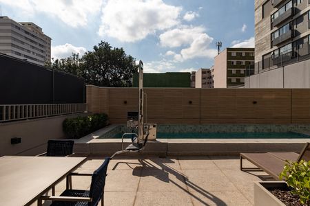 Área comum - Piscina de kitnet/studio para alugar com 1 quarto, 29m² em Pompeia, São Paulo