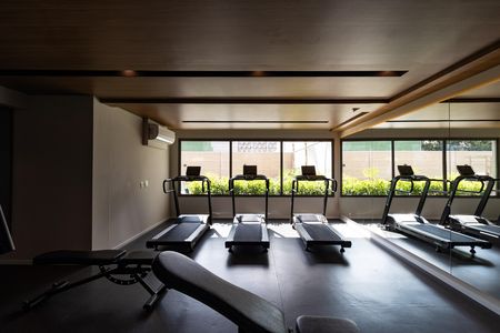 Área comum - Academia de kitnet/studio para alugar com 1 quarto, 29m² em Pompeia, São Paulo