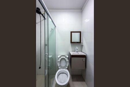 Banheiro da Suíte de kitnet/studio para alugar com 2 quartos, 45m² em Tatuapé, São Paulo