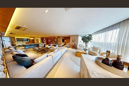 Sala de apartamento à venda com 4 quartos, 231m² em Vila Clementino, São Paulo