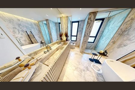 Banheiro de apartamento à venda com 4 quartos, 231m² em Vila Clementino, São Paulo