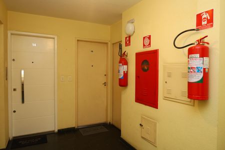 Área comum -Saguão do andar de apartamento para alugar com 3 quartos, 54m² em Vila Taquari, São Paulo