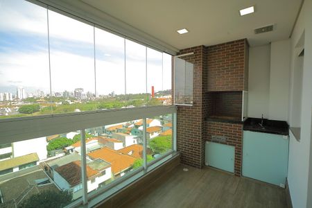 Varanda Gourmet da Sala de apartamento à venda com 1 quarto, 53m² em Jardim Silvestre, São Bernardo do Campo