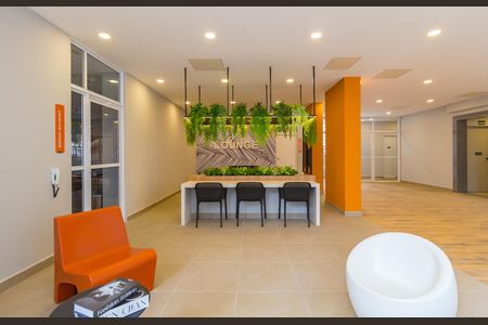 Área comum de kitnet/studio para alugar com 1 quarto, 29m² em Belenzinho, São Paulo