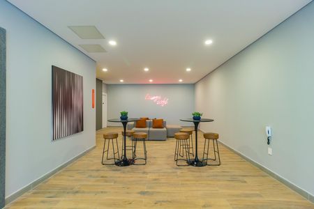 Área comum de kitnet/studio para alugar com 1 quarto, 29m² em Belenzinho, São Paulo