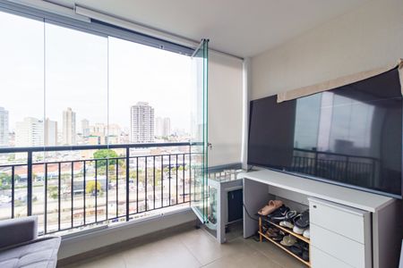 Varanda de kitnet/studio para alugar com 1 quarto, 29m² em Belenzinho, São Paulo