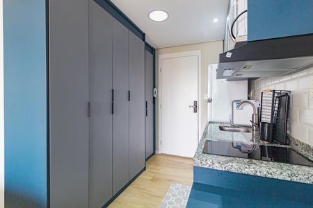 Cozinha de kitnet/studio para alugar com 1 quarto, 29m² em Belenzinho, São Paulo
