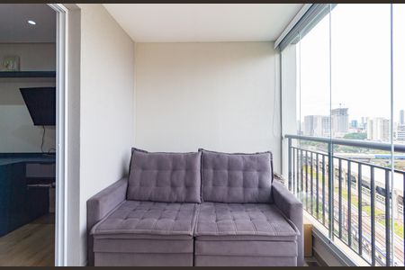 Varanda de kitnet/studio para alugar com 1 quarto, 29m² em Belenzinho, São Paulo