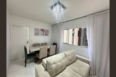 Sala de apartamento para alugar com 1 quarto, 50m² em Boa Vista, São Vicente