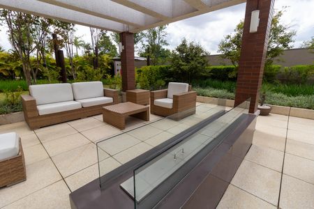 Área comum - Lareira de apartamento para alugar com 2 quartos, 62m² em Vila Anastácio, São Paulo