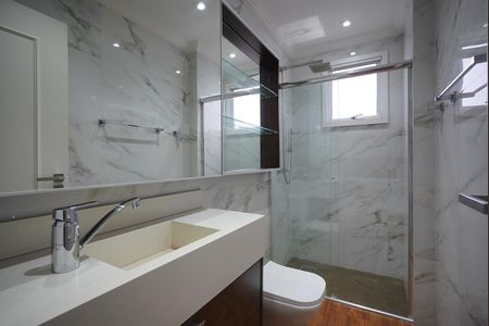 Apartamento para alugar com 149m², 3 quartos e 2 vagas Apartamento para alugar com 149m², 3 quartos e 2 vagasBanheiro da Suíte 2